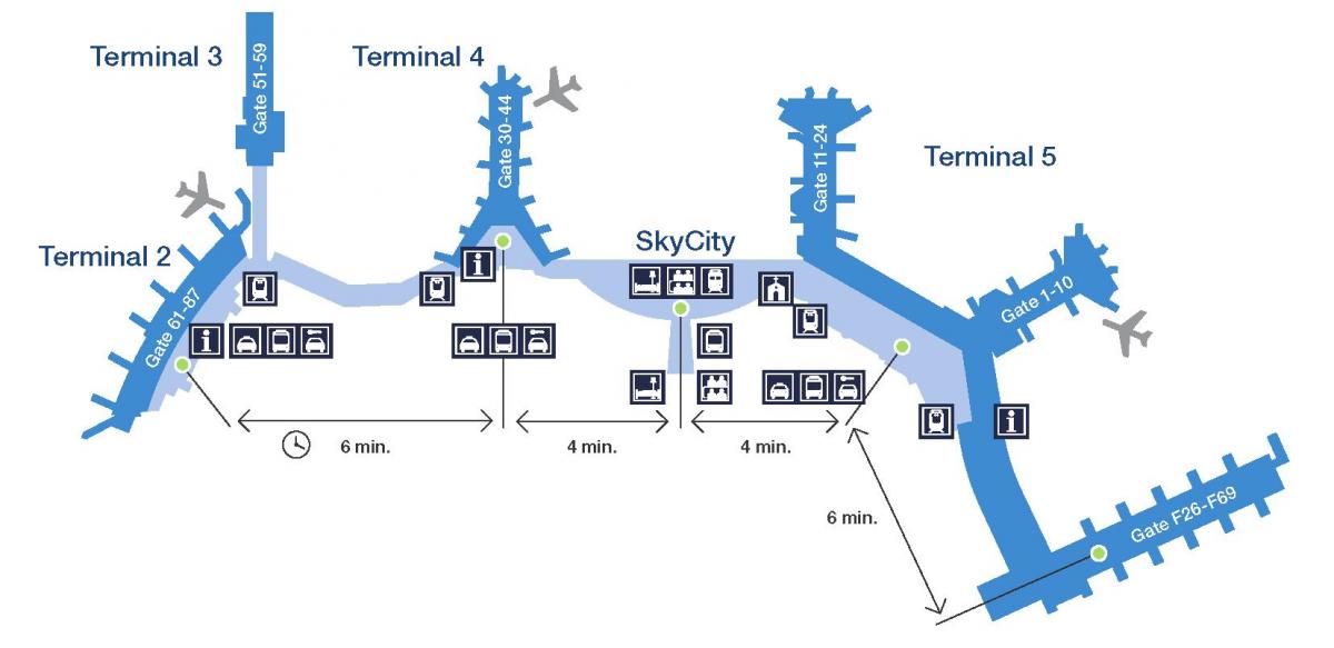 Arnストックホルムの空港地図