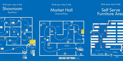 地図のイケアストックホルム