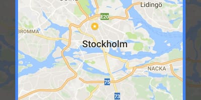 オフラインのストックホルムの地図
