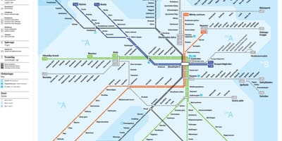 地図のストックホルムの乗継