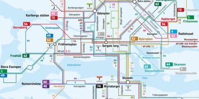 ストックホルムバイキングにハエが---地図