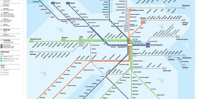 ストックホルム中央駅の地図