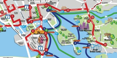 ストックホルムホテル地図
