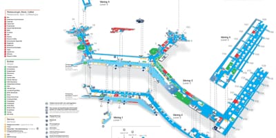 ストックホルム空港ターミナル5地図