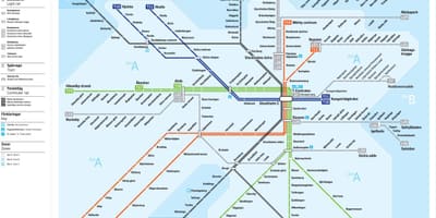 地図のslのフェリーのストックホルムの地図