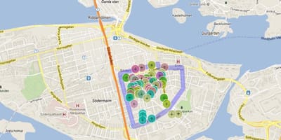 地図sofoストックホルム
